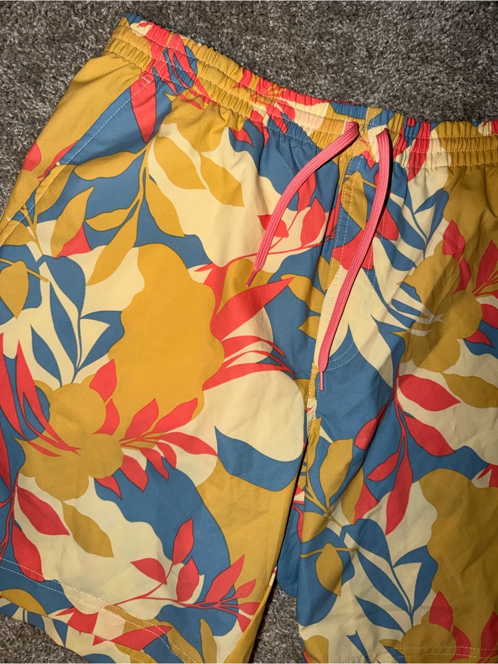 NWOT Men’s Columbia Summertide Stretch Printed Shorts Alpenglow Size Large - Picture 7 of 8